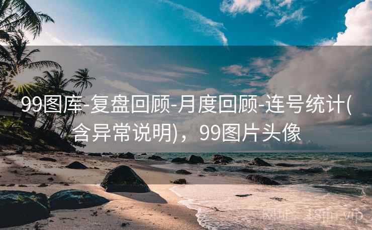 99图库-复盘回顾-月度回顾-连号统计(含异常说明),99图片头像